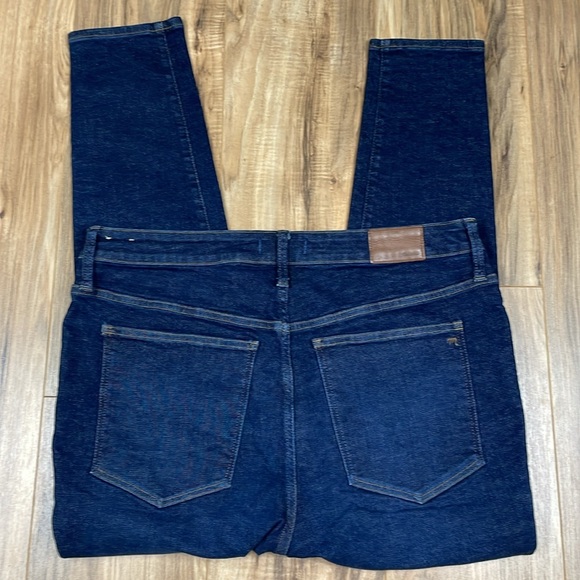 Madewell 9” Mid-rise Skinny Kingston Wash Blue Jeans, Size 16W - Picture 3 of 17
